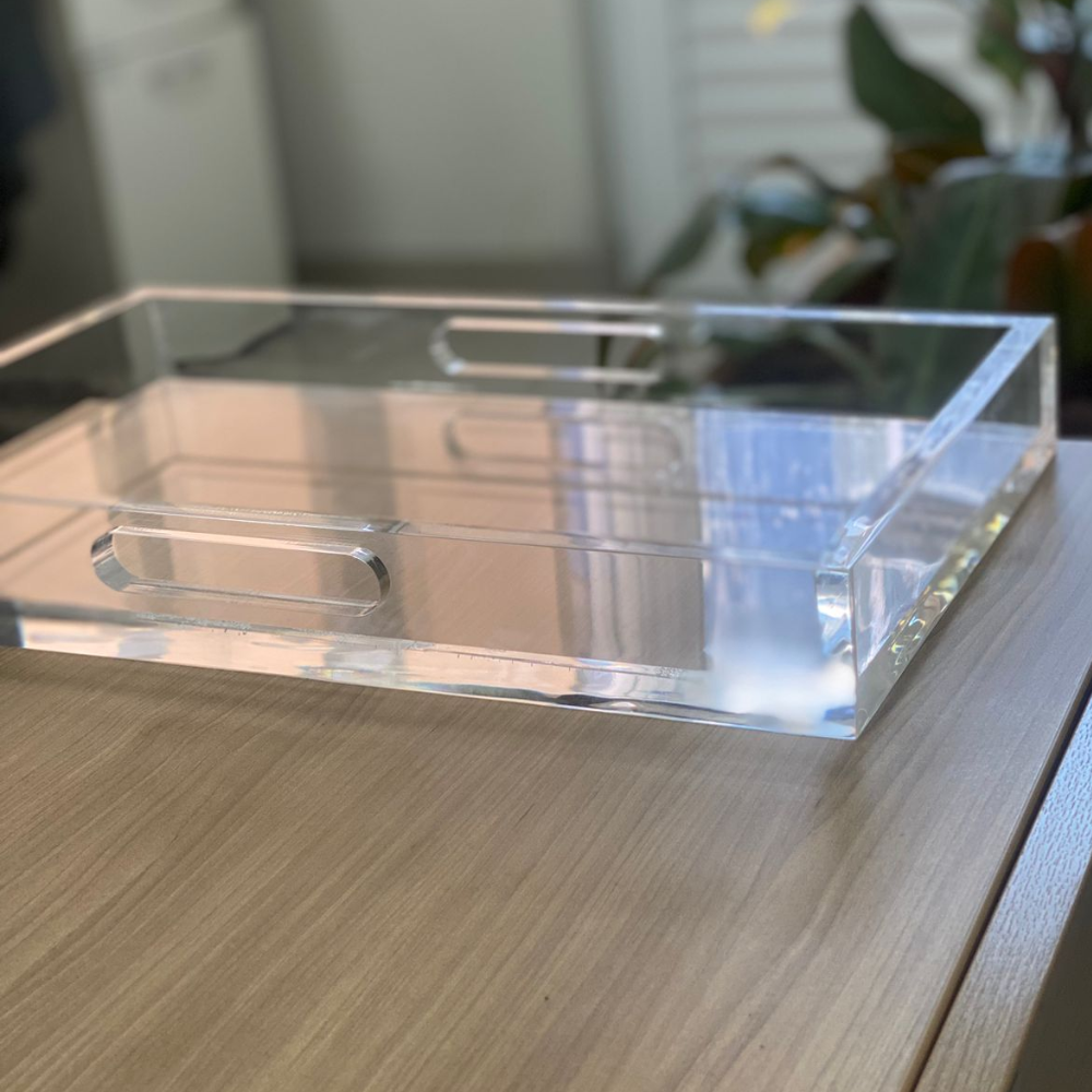 BANDEJA ACRILICO CRISTAL 5CM X 25CM X 35CM X12MM, , large